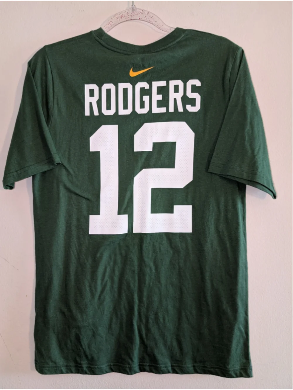 Nike Green Bay Packers Aaron Rodgers #12 Green XL Tshirt